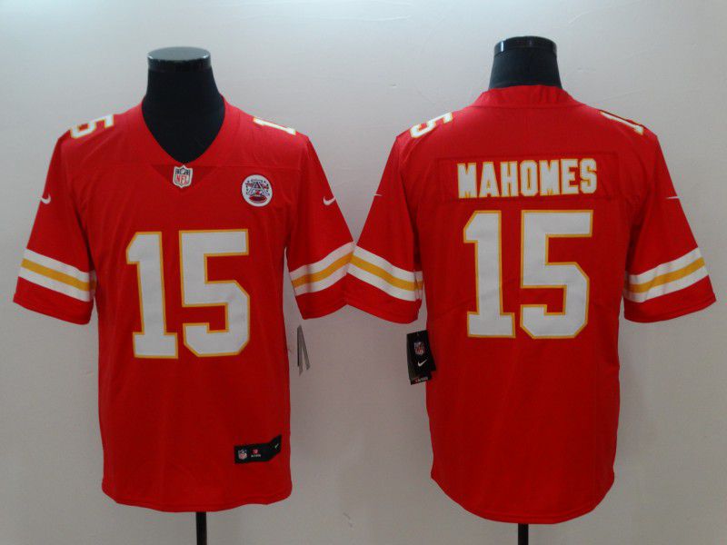 Men Kansas City Chiefs #15 Mahomes Red Vapor Untouchable Player Nike Limited NFL Jerseys->chicago bears->NFL Jersey